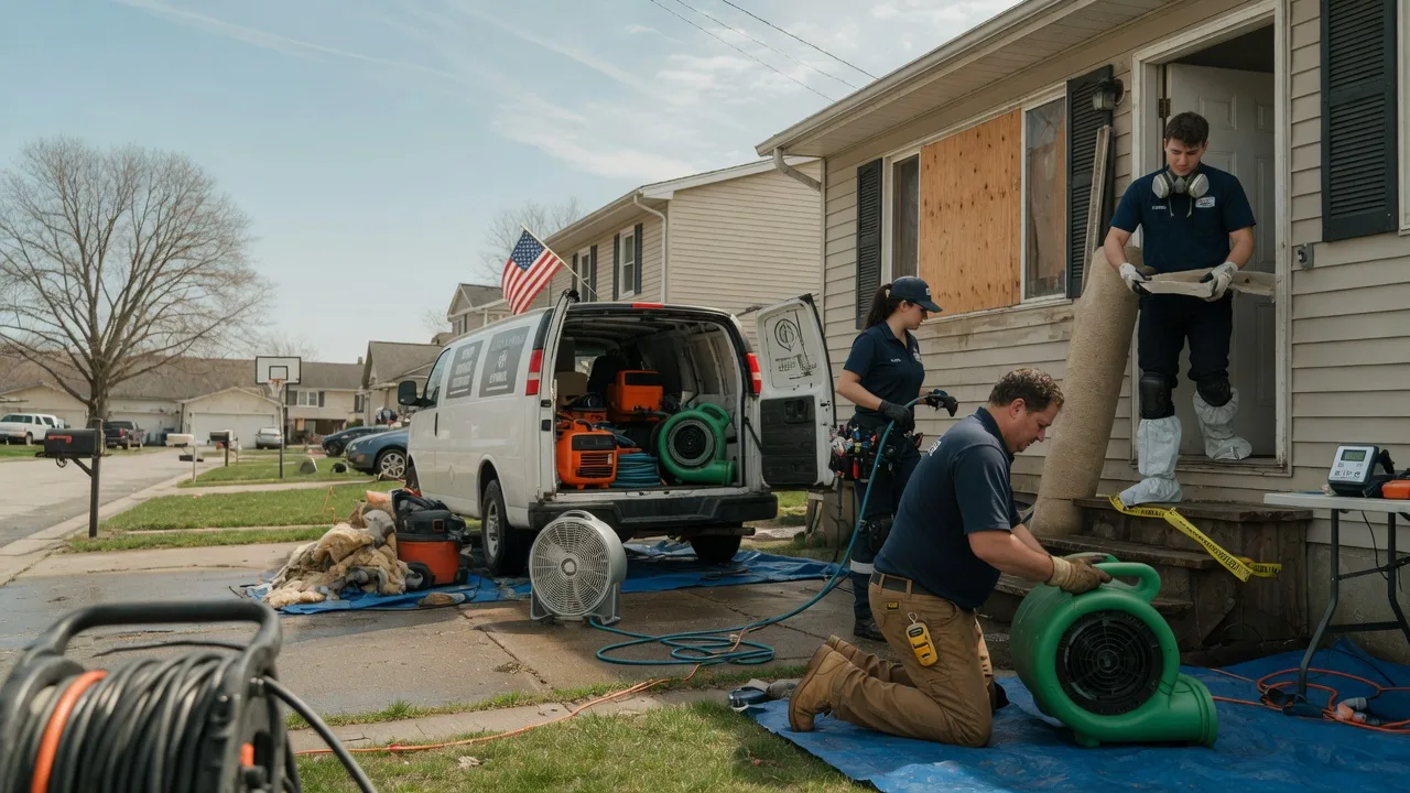 Water Damage Restoration in Coal Township, PA near me